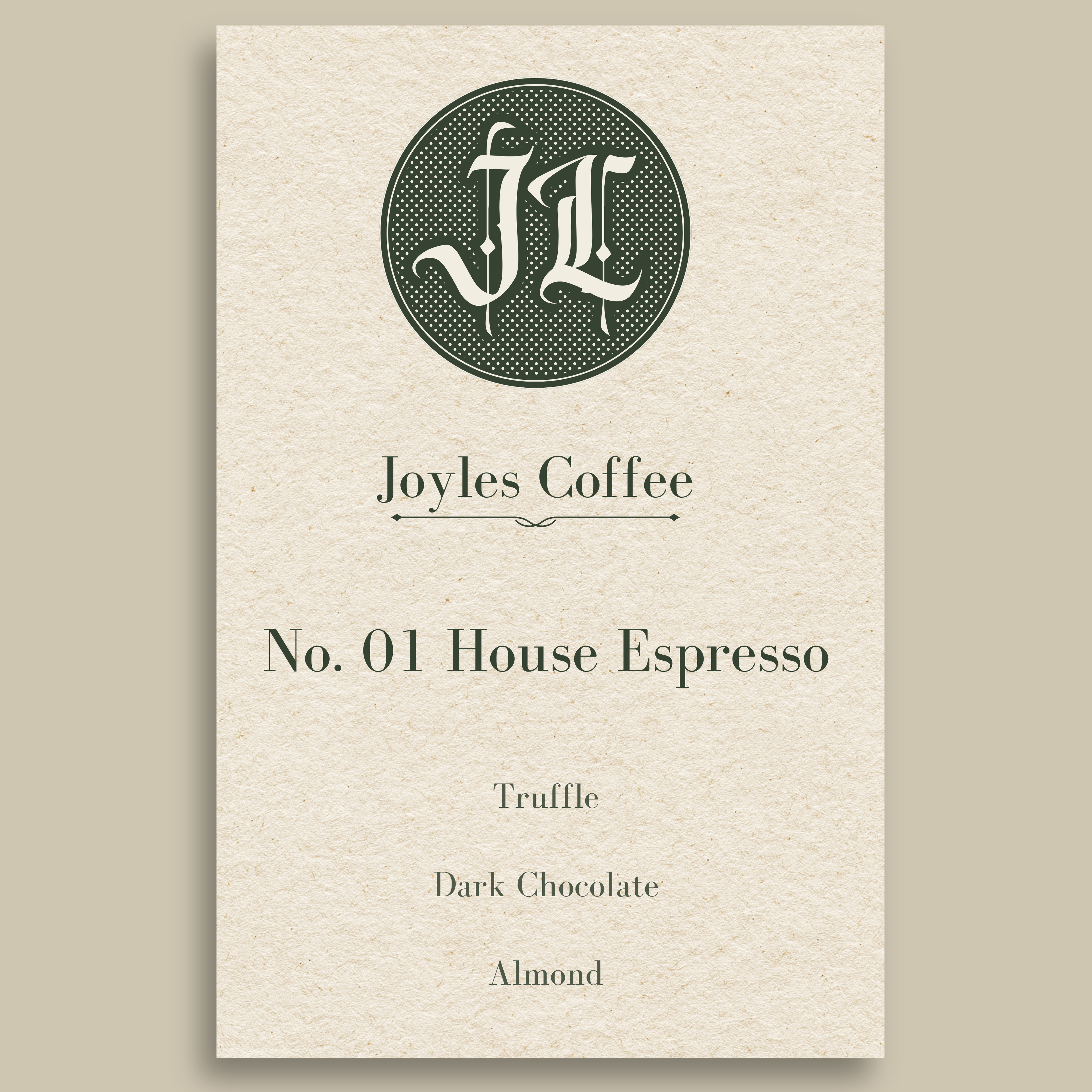 No. 01 - House Espresso